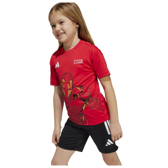 Adidas Παιδικό σετ Marvel Iron Man Tee and Shorts Set